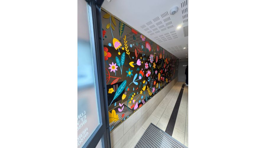 Création graphique & signalétique intérieure des résidences étudiantes Studéa Nexity 
