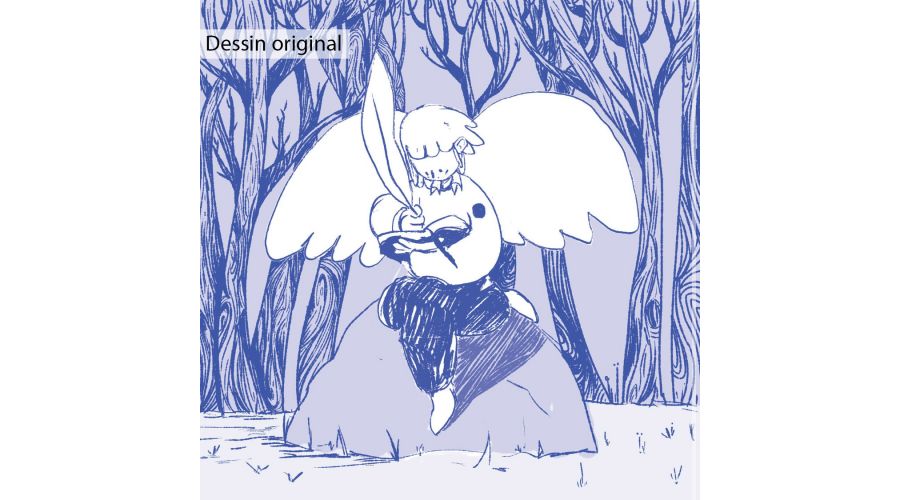 Reproduction d'un dessin personnel, 