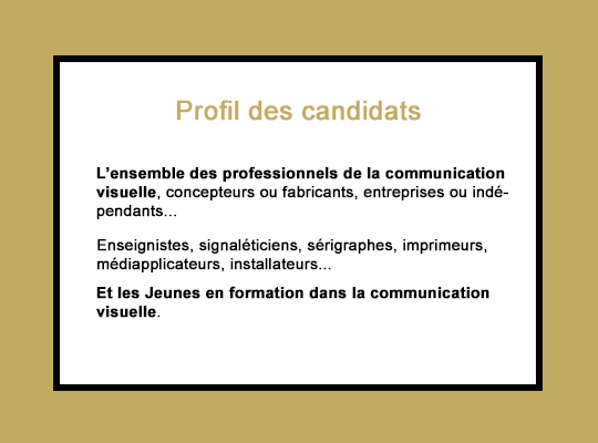 Visuel présentant de profil des candidats du concours ICONA D'OR