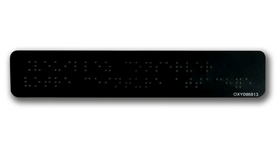 SIGNALETIQUE BRAILLE ATR AIR CORSICA