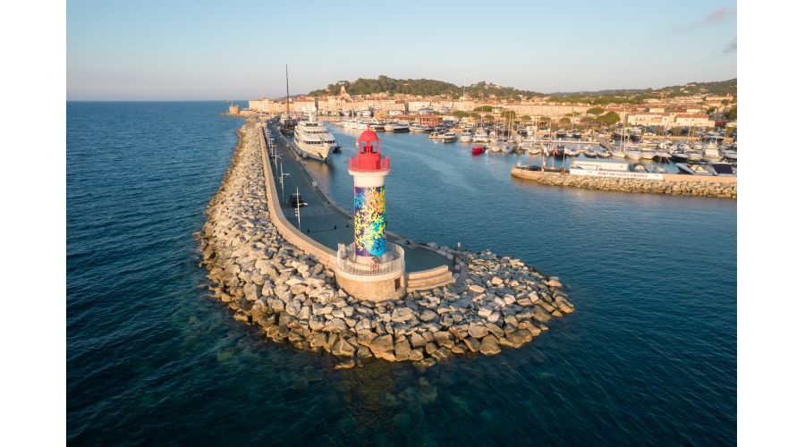 Habillage du Phare de Saint-Tropez - Coraux Fractals