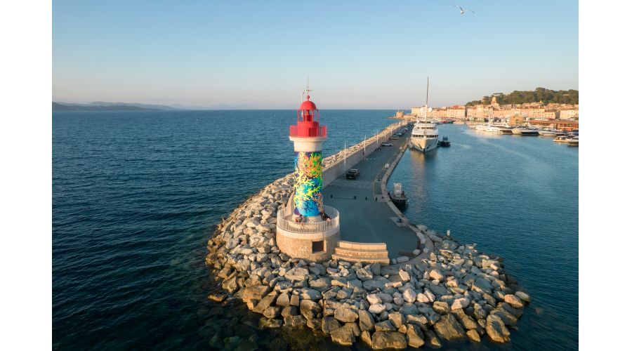 Habillage du Phare de Saint-Tropez - Coraux Fractals