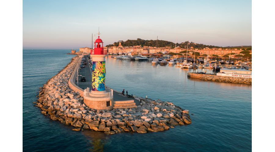 Habillage du Phare de Saint-Tropez - Coraux Fractals